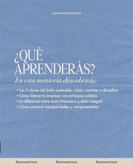 Masterclass - El Verdadero Éxito Empresarial por Jorge Amezcua