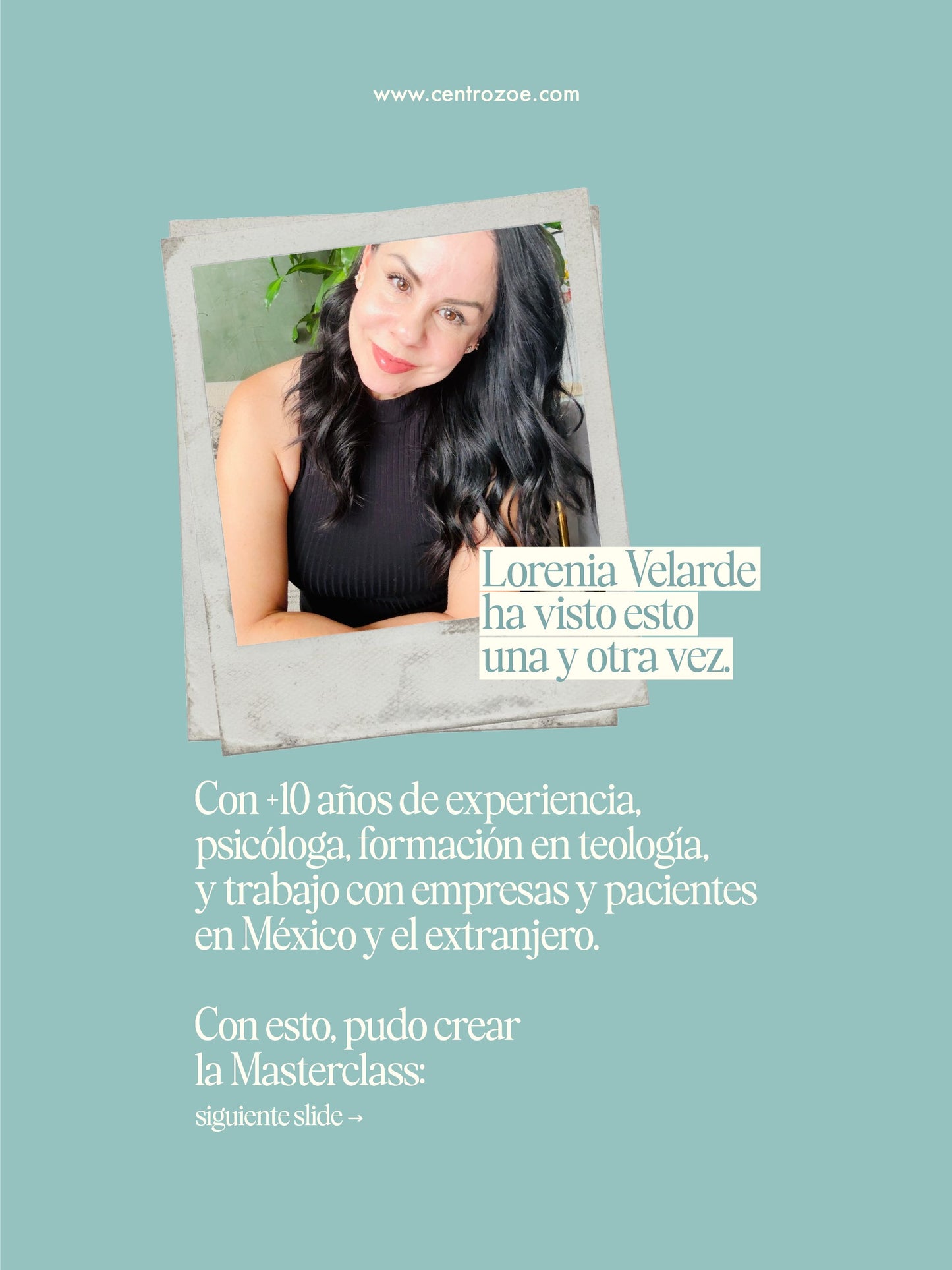 Masterclass - El Tripié del Bienestar con Psic. Lorenia Velarde