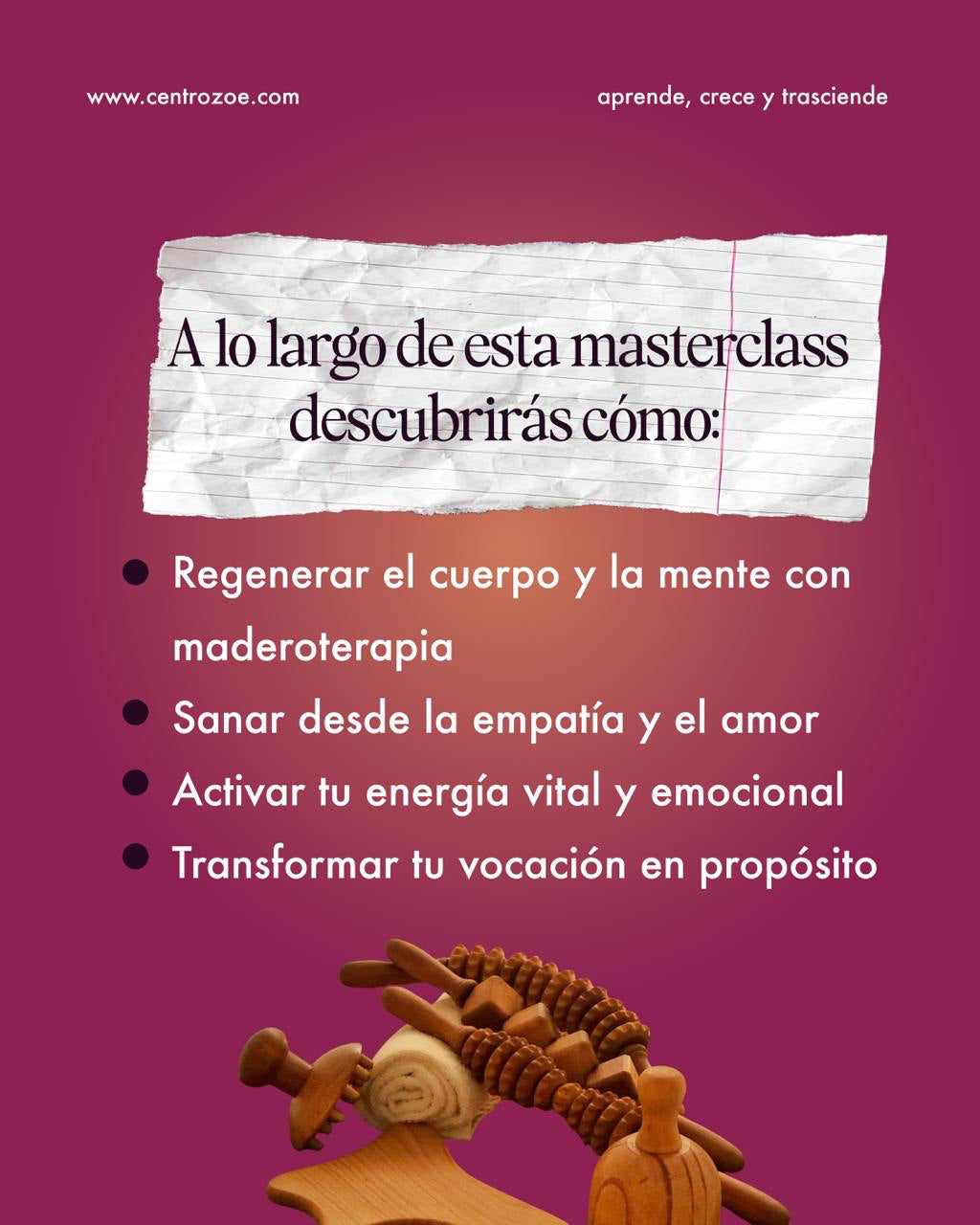 Masaje Ancestral: Sanidad y bienestar en tus manos - Masterclass por Sarahí Villanueva