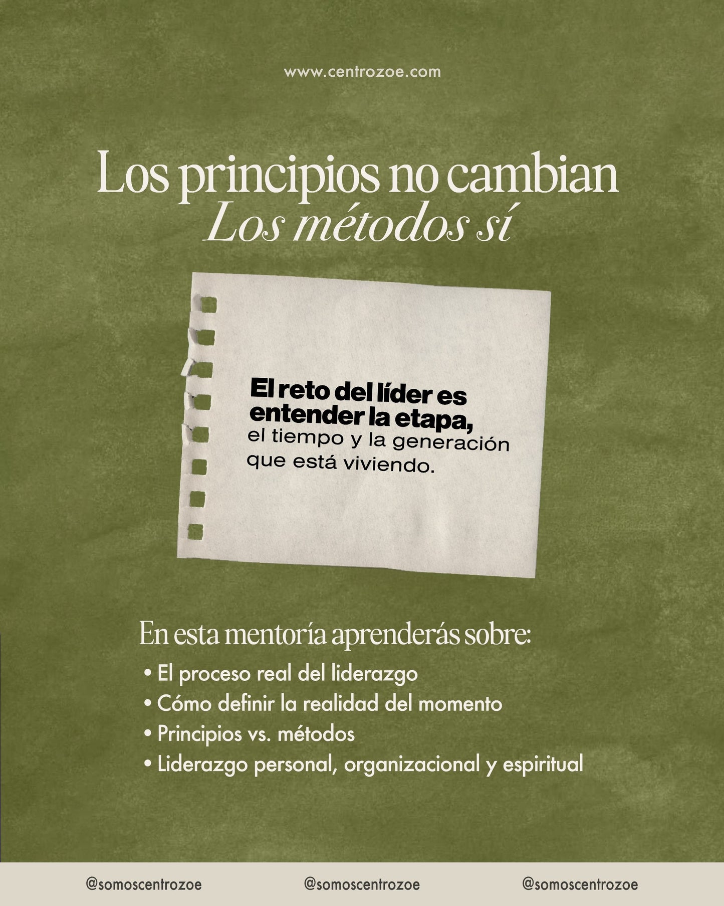 Masterclass - Secretos de liderazgo por Ps. Abel Ledezma